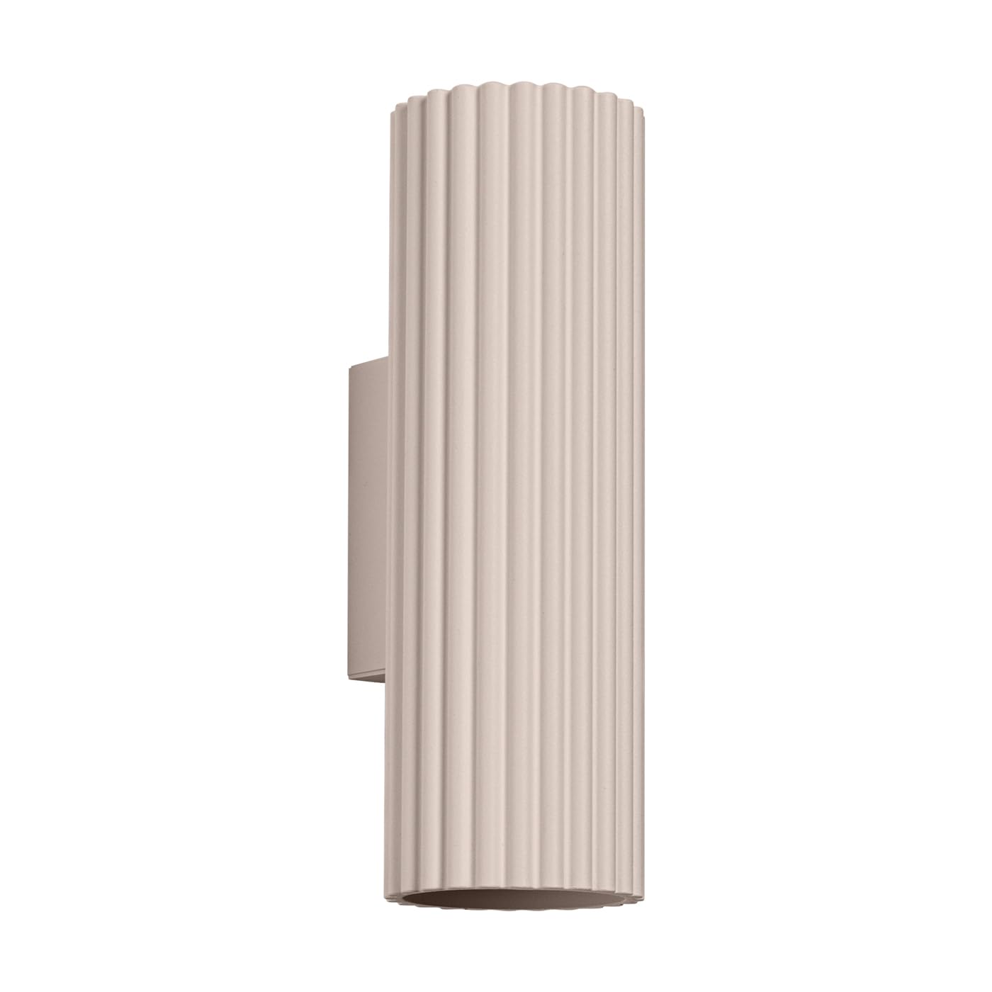 SOLLUX lighting Wall Lights LED - Indoor Wall Lamp in Aluminium - Bedroom Living Room Hall - Decorative - 1-Light - 6.5 x 8.5 x 20 cm - Karbon - Taupe — image 1