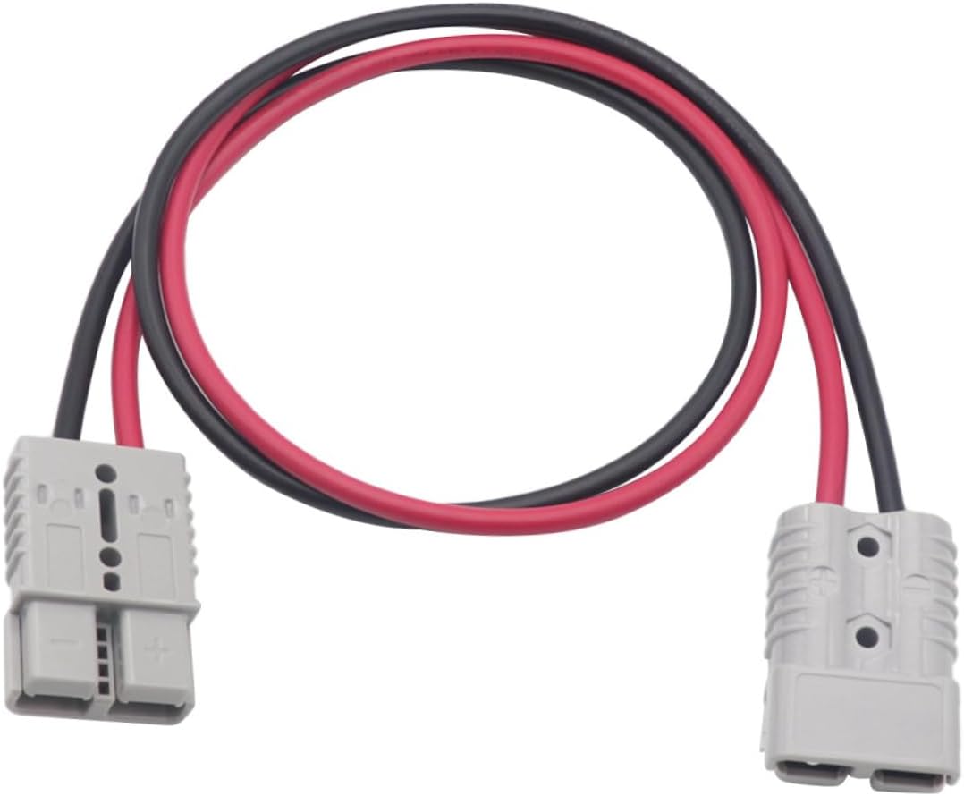 Alipis 175a Connector Car Battery Cable Extender Quick Connect Adapter Cable for Sae Battery Connector Extension Cord for Vehicle