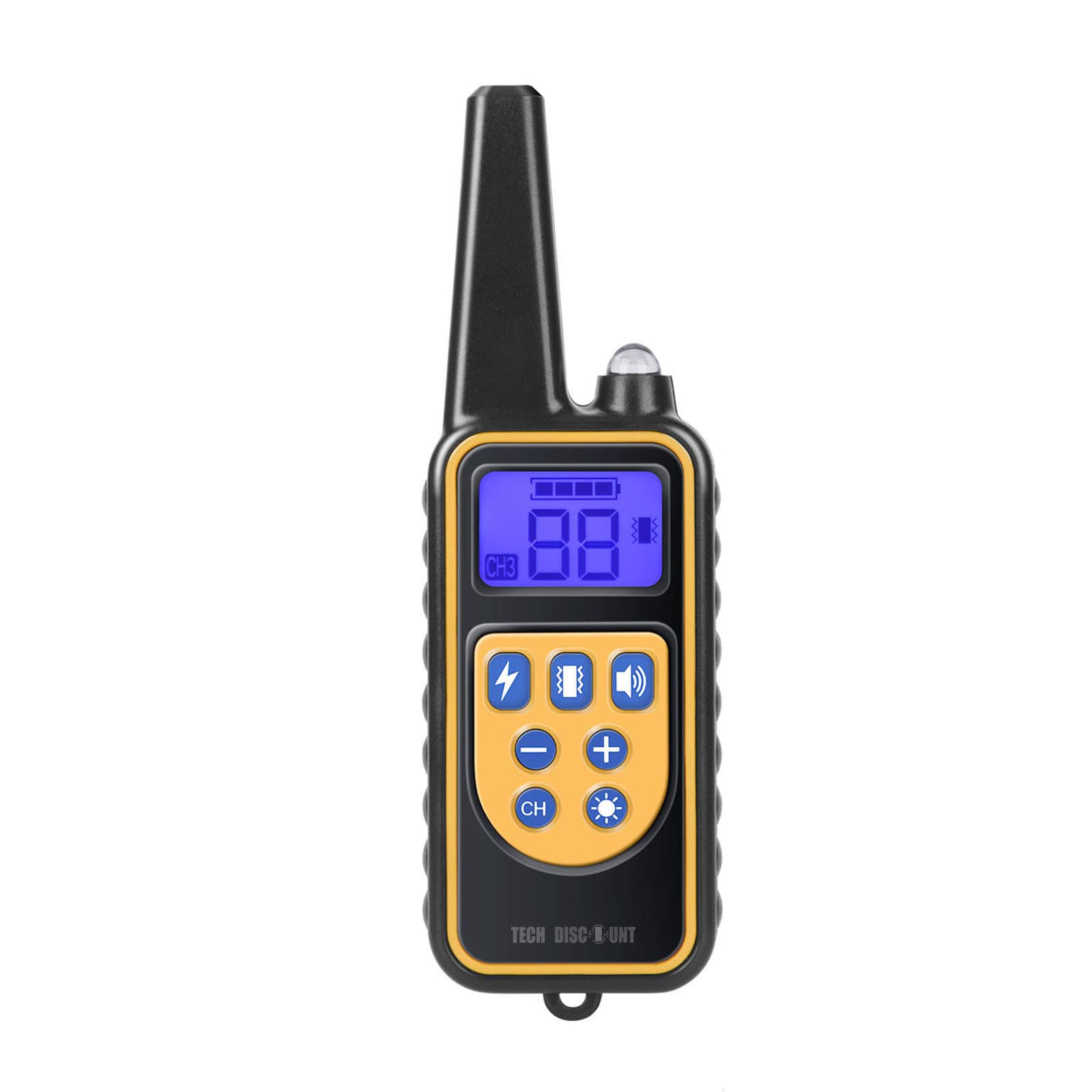 Collier de Dressage pour Chien,InnovTec 800m Collier Anti-aboiement Chien avec Télécommande et 2 Récepteurs, 4 Modes, bip, Vibrations et Chocs Électriques, Rechargeable et Étanche