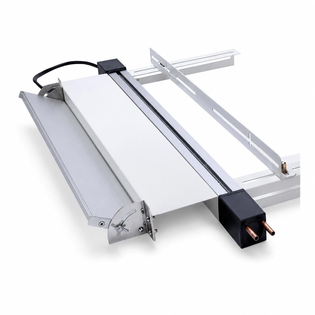 Dobladora de plástico acrílico PVC de 125 cm, dobladora de hojas con soporte y soporte angular para láminas acrílicas y de plástico