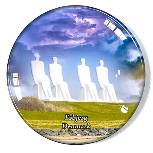 Esbjerg Dänemark Kühlschrankmagnet Kühlschrank Gefrierschrank Magnet Souvenir Dekoration Magnet Aufkleber Glas Basteln