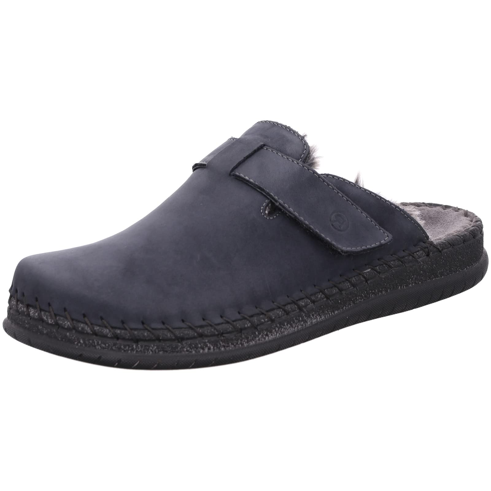 Rohde Herren Pantoffel Clog Nubuk Leder Schnalle Alassio 6794