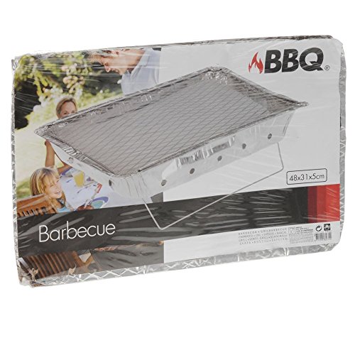 Atosa Barbacoa desechable con carbón 48 x 31 x 5 cm