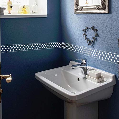 Adesivi per Bordo Rimovibile in Pizzo Bianco