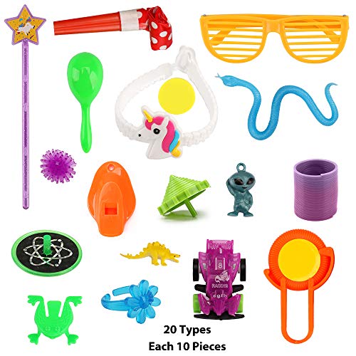 Bulk Party Bag Filler Toys for Kids, 200 stks Verjaardag Loot Bag Fillers, Party Game Prijzen, School Rewards Gifts (200… - Image 3