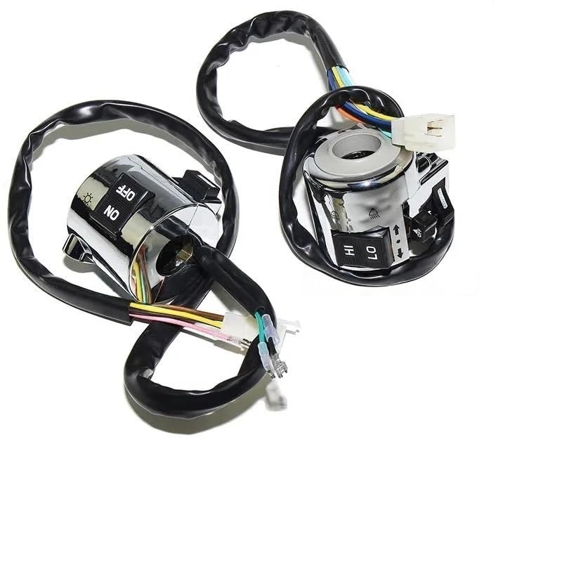Interruptor moto con control de intermitentes y luces para manillar derecho 150cc 4