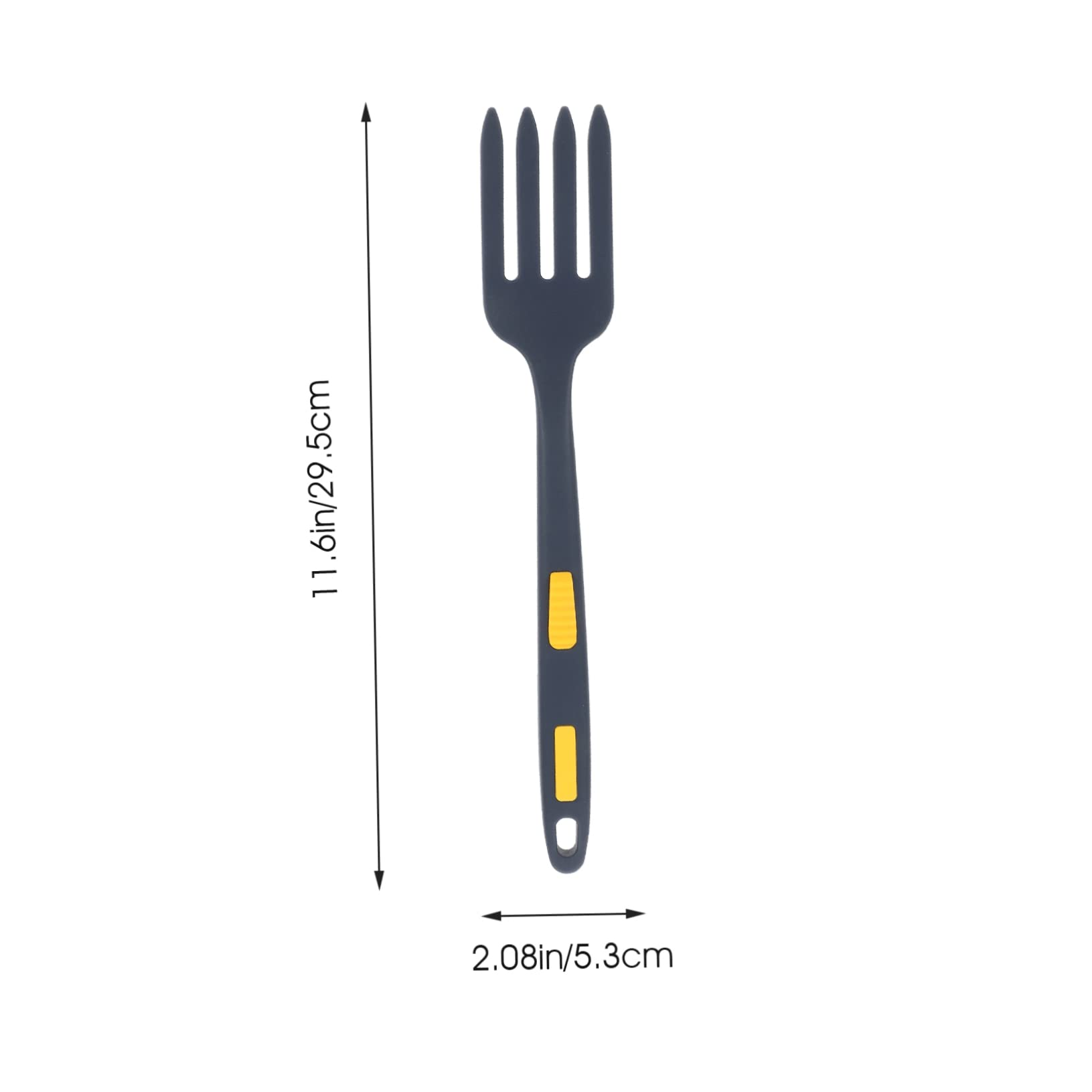 OFFSCH Silicone Cooking Fork Kitchen Pasta Fork for Spaghetti Salad Large Reusable