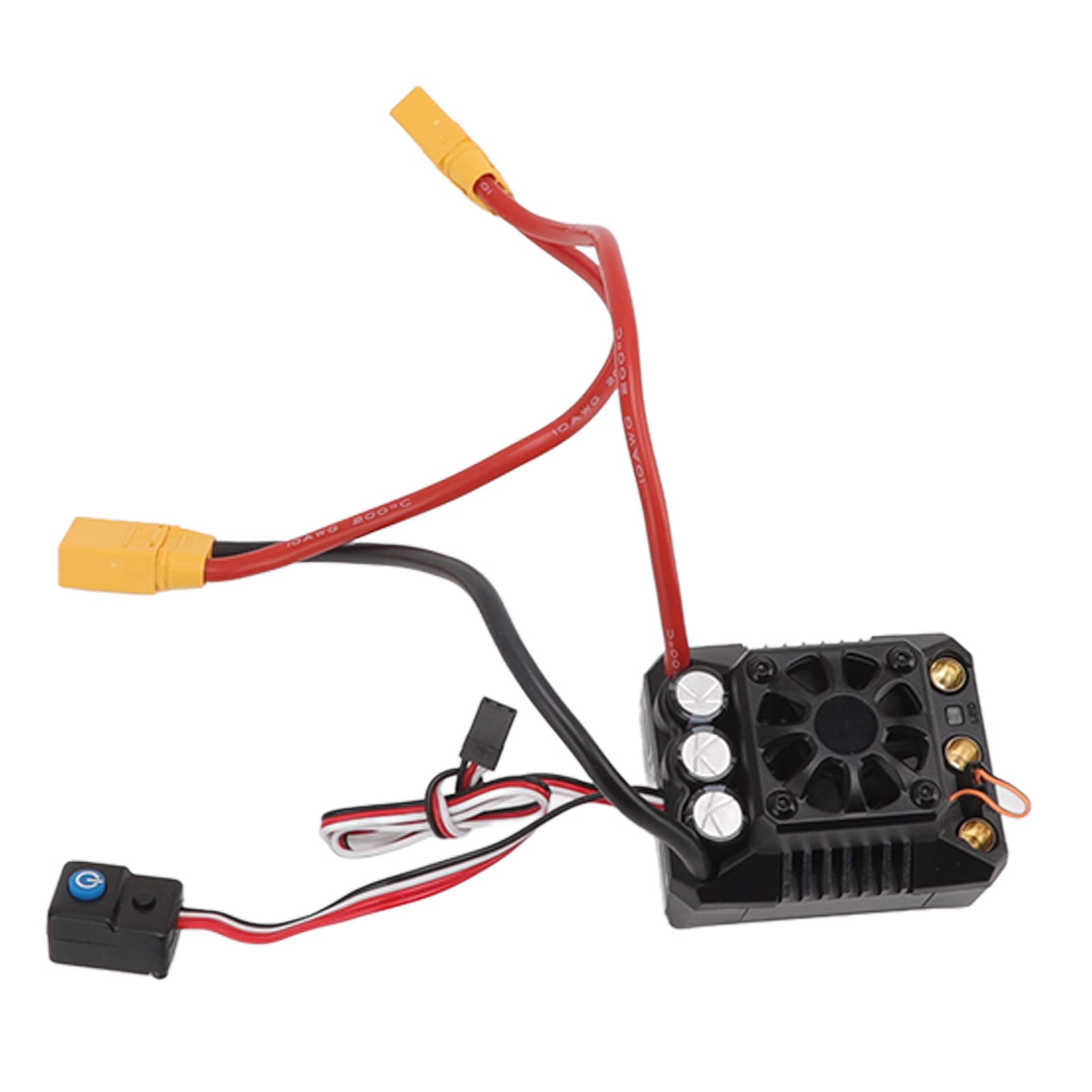 Regolatore Elettronico di velocità RC 160A 8S con Spina XT90 Sostituzione ESC per Auto RC per Lega ZD Racing /7 MX 07 MAX6 e con e M Regolatore Elettronico di velocità RCRC Car ESCRC Car ESC