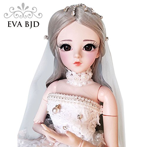 EVA BJD Countes 1/3 BJD SD Doll Girl 24" 60cm 19 jointed dolls Valentine's Gift Toy