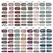Pegatinas autoadhesivas para uñas, 14 unidades, gradient esmalte de uñas, pegatinas de uñas Full Nial Wrap Manicura Pegatinas DIY decoración con lima de uñas 03