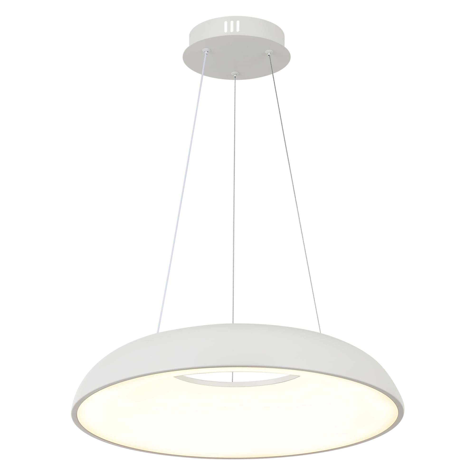 Lucea Gena 51'lik Ledli Beyaz Avize 34W 3000-6000K