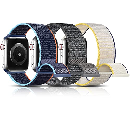 Getino Sport Band Compatible with Apple Watch 41mm 40mm 38mm 42mm 44mm 45mm for Women Men, Soft Stylish Bands for iWatch Series 7 6 5 4 3 2 1 SE