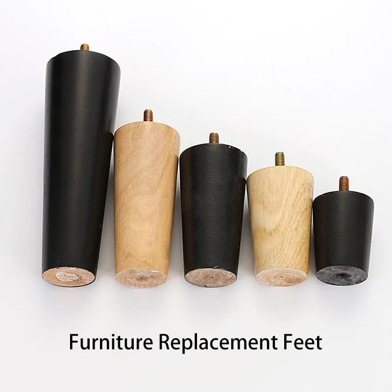 Patas para somier de madera de 10cm que elevan y transforman su cama o canapé 3