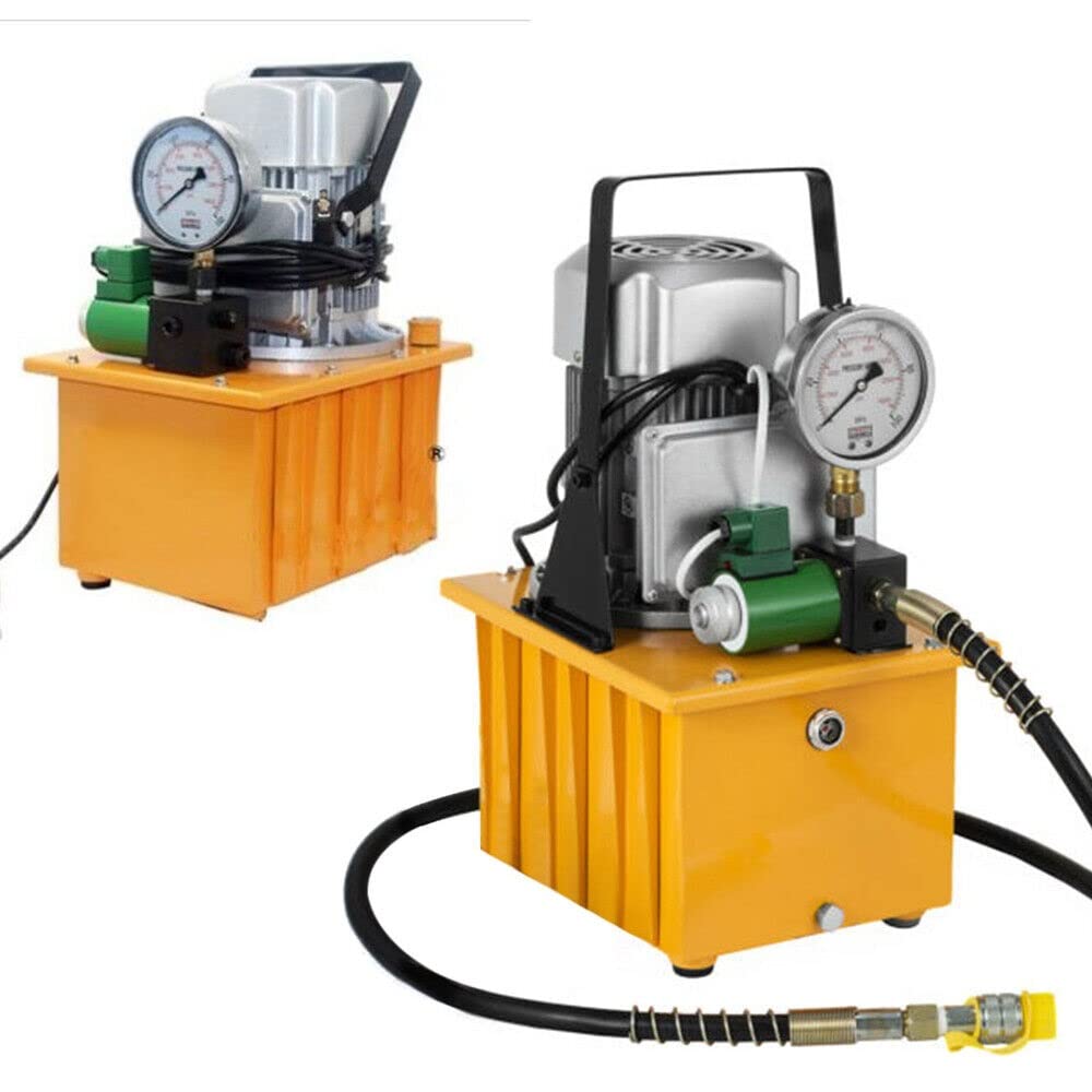 Pompa idraulica elettrica con valvola magnetica, pompa idraulica, 1400 giri/min, 750 W, 700 bar