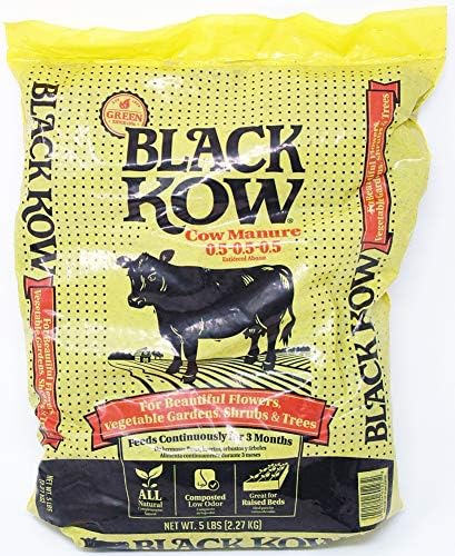 Black Kow Composted Cow Manure 5 lb (2) Two Bags