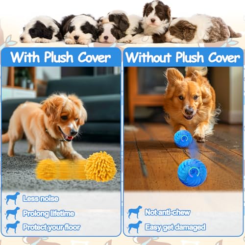 Interactive-Dog-Toys-Ball-Self-Rolling-Dog-Ball-with-Cover-Anti-Chewer-for-SmallMediumLarge-Puppy-Pet-Dog-Toys-Active-Rolling-Ball-for-Dogs-Enrichment-Motion-Activated-Toys-That-Move-on-its-Own
