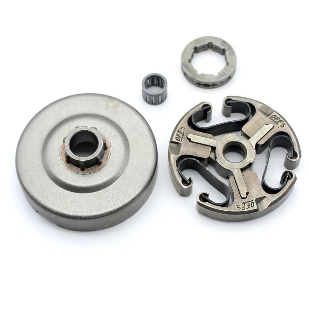 Tools Parts - Tambor de embrague con kit de piñón de llanta de 3/20.3 cm-7T para motosierra Husqvarna 362 365 371 372 372XP 570 575 repuesto 503744401 accesorios de pieza