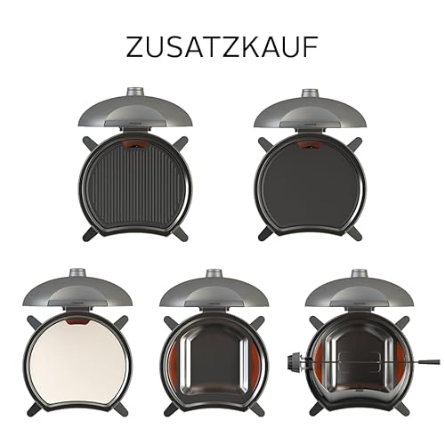 Morsø Forno EL Medio Elektrogrill – Grill elektrisch mit Grillrost aus Gusseisen, skandinavischer Lifestyle für Balkon, Terrasse und Garten, Anthrazit-Grau