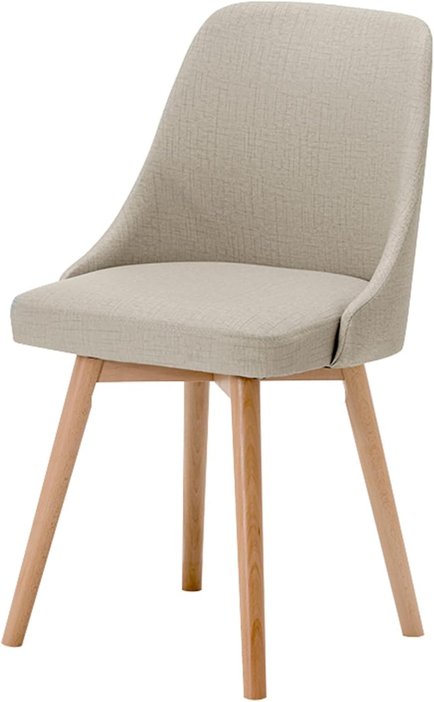 Chaise en bois massif kaki ergonomique pour bureau et négociation