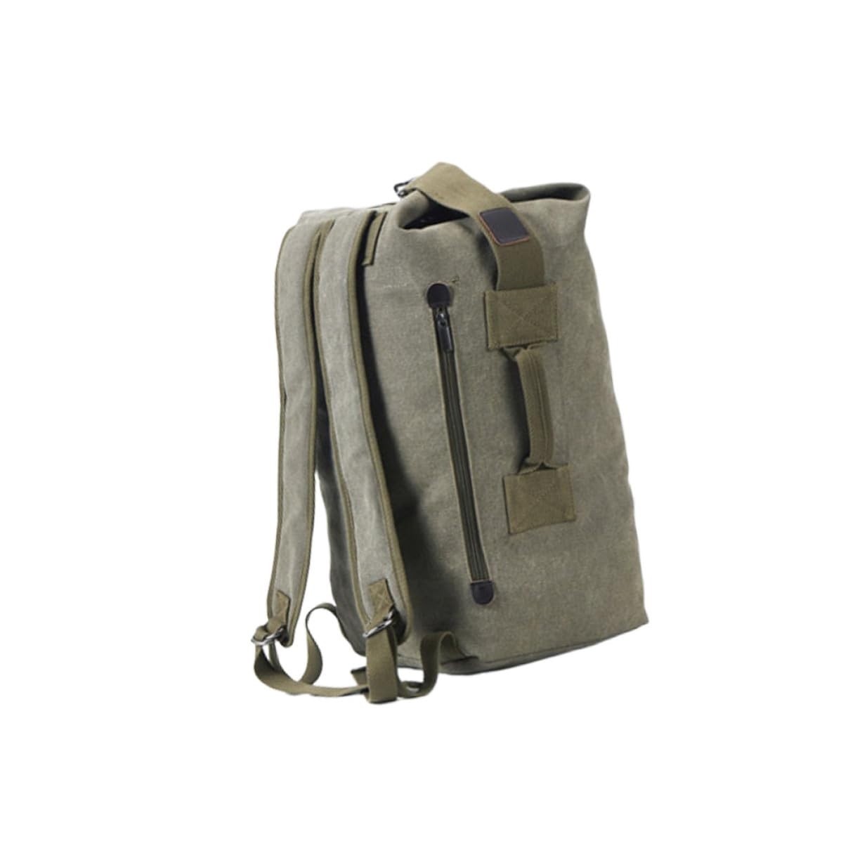 Großer Aktualisierte Version für Herren mit Viel Stauraum Rucksack Canvas Laptop und Komfortablen Tragegurten Kleiner Reiserucksack für Outdoor und Büro