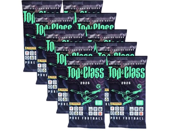 Panini Top Class Trading Cards 2025 / 10x Booster je 8X Sammelkarten