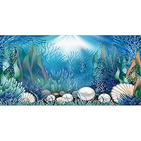 MIRRORANG 120x50cm Steen Aquarium Achtergrond Waterplant Zeegras Aquarium Achtergrond Rivier Bed & Lake Fish Tank Achtergrond