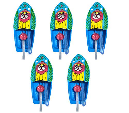 BG Bazzar Gali 5pcs. Hand Painted Lion Fun Steam Powered Tin Toy Boat Nav Pop Put Putt Candle Fuel Flame with Dropper (B08FF7XBMD) Amazon Price History, Amazon Price Tracker