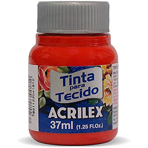 Acrilex Pintura Textil al Agua Coral 37 ml Ref. 586