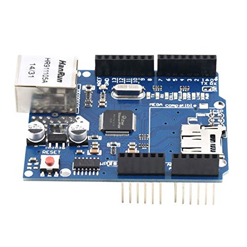 Hailege W5100 Ethernet Network Shield W5100 Ethernet Expansion Board with SD Card Slot for UNO - Image 2