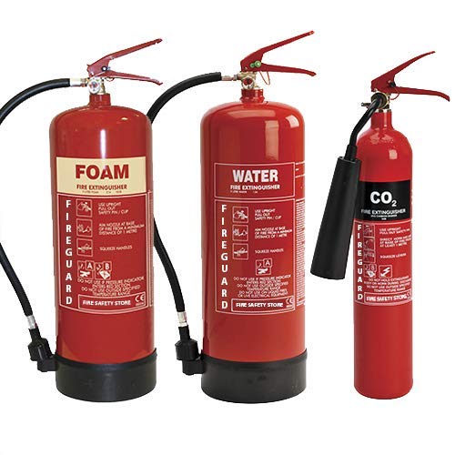Buy FireShield 6Ltr AFFF Foam, 6Ltr Water & 2KG CO2 Fire Extinguishers
