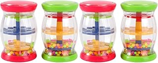 TOYANDONA 4 pcs Mini Rainmaker Raindrops Tube Shaker Baby Rainmaker Rattle Baby Rattle Toys Toys Rainfall Rattle