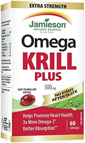 Jamieson fuerza Extra Plus, de krill 60Cápsulas blandas