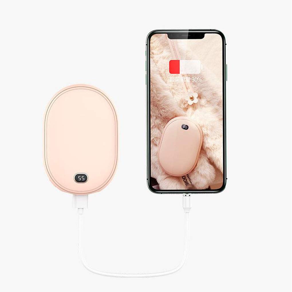 RajoNN Scaldamani Portatili Ricaricabili, Power Bank Tascabile Elettrico con Display della Temperatura, Ottimo per Chi soffre di artrite Sollievo dal Dolore, Migliori Regali Invernali