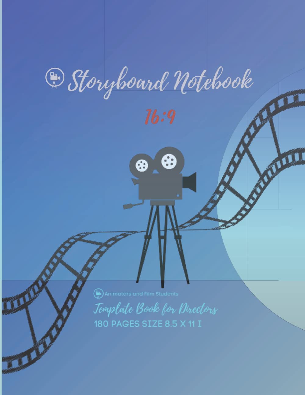 Storyboard Notebook Movies: Short Films, Animators and Film Students, Thumbnail Media Planner | For Students, Animators, Template Book for Directors, ... | Storyboard Paper Notebook Sketchbook.