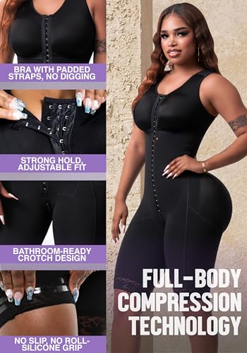 Snatched Body - Women's Stage 1 Faja Colombianas with Bra Shapewear BBL Post Surgery Compression Garment Butt Lifting4