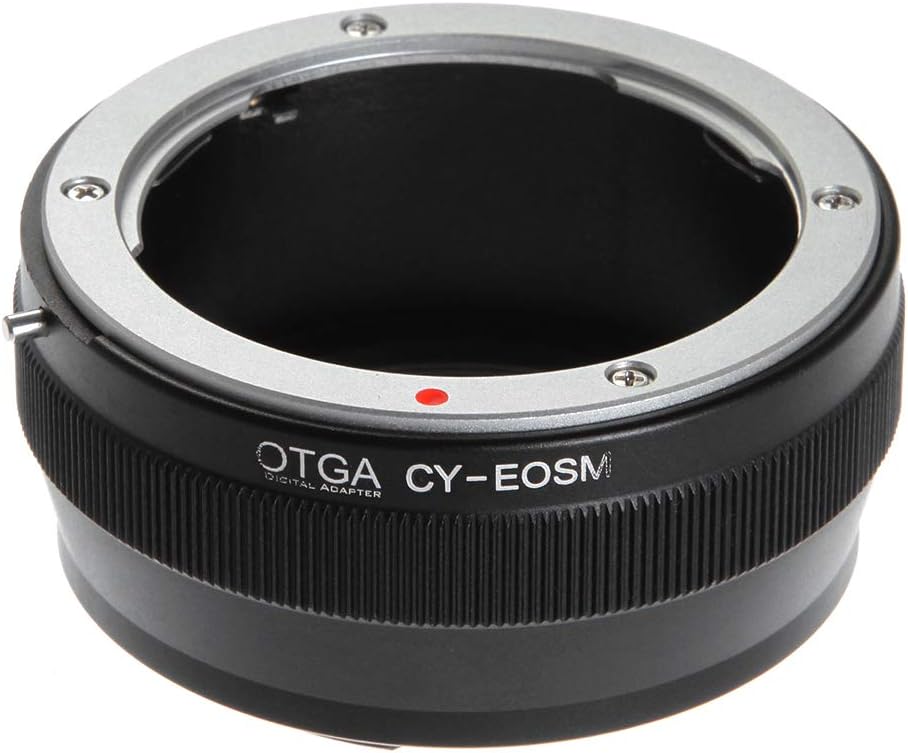 FOTGA FTAB069 Lens Adapter for Contact Yashica C/Y Lens to Canon EOSM EF-M Mount Mirrorless Camera M2 M3 M5 M6 II M10 M50 M100 M200
