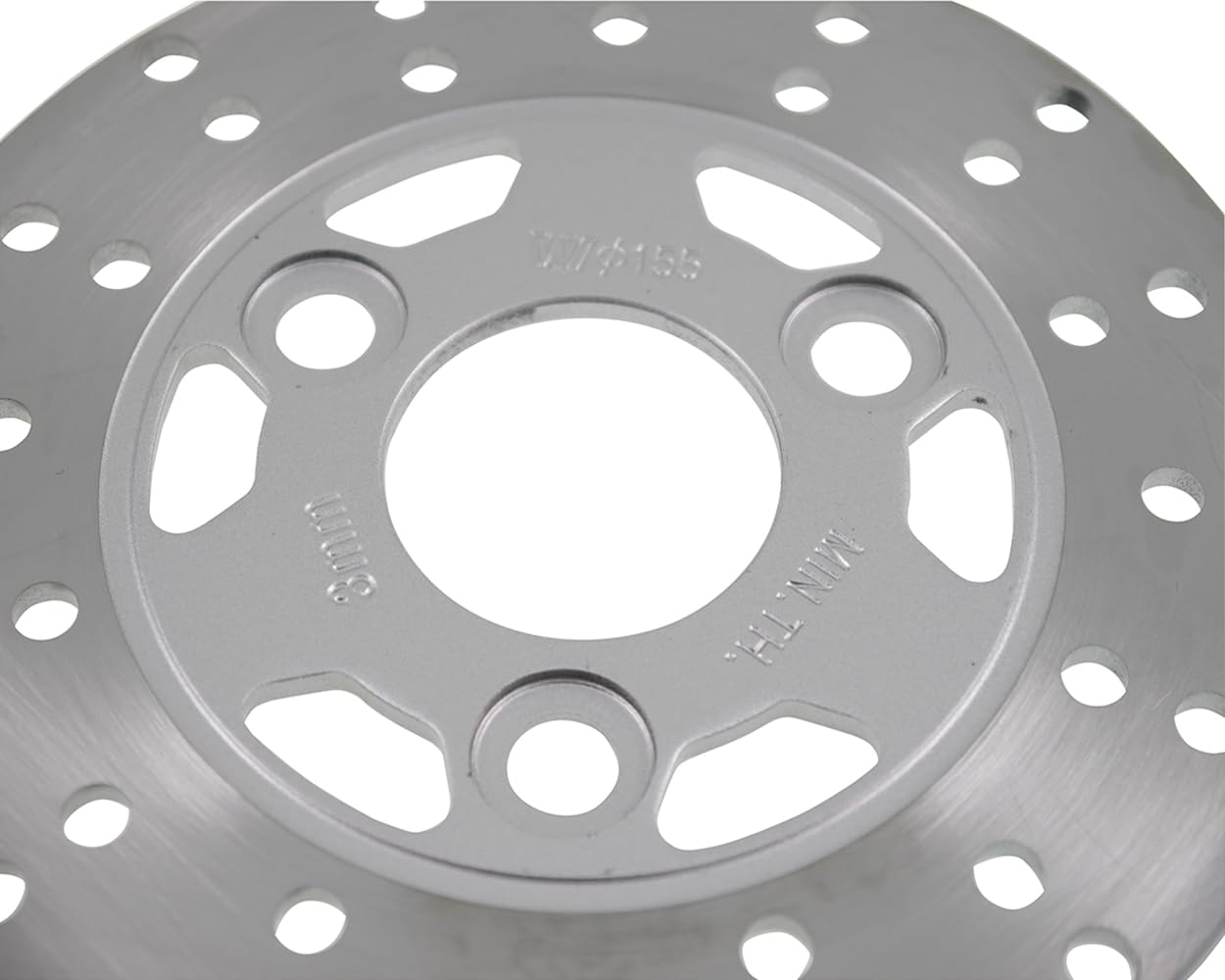 2EXTREME Disque de frein, modèle compatible avec PEUGEOT Ludix 50, SVM 50 | 155 millimètres, trois points, cercle 40,5 millimètres; compatible avec PEUGEOT V-Click 50, compatible avec PIAGGIO Zip 50