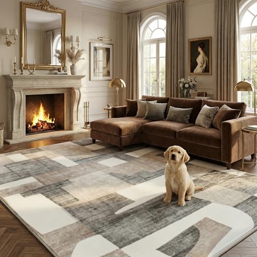 8X10 Area Rugs Modern Abstract Large Carpet for Living Room