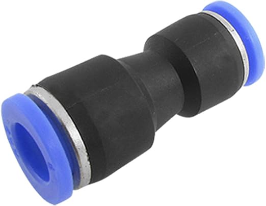 uxcell 8mm to 6mm Connection Straight Push in Fitting Adapter