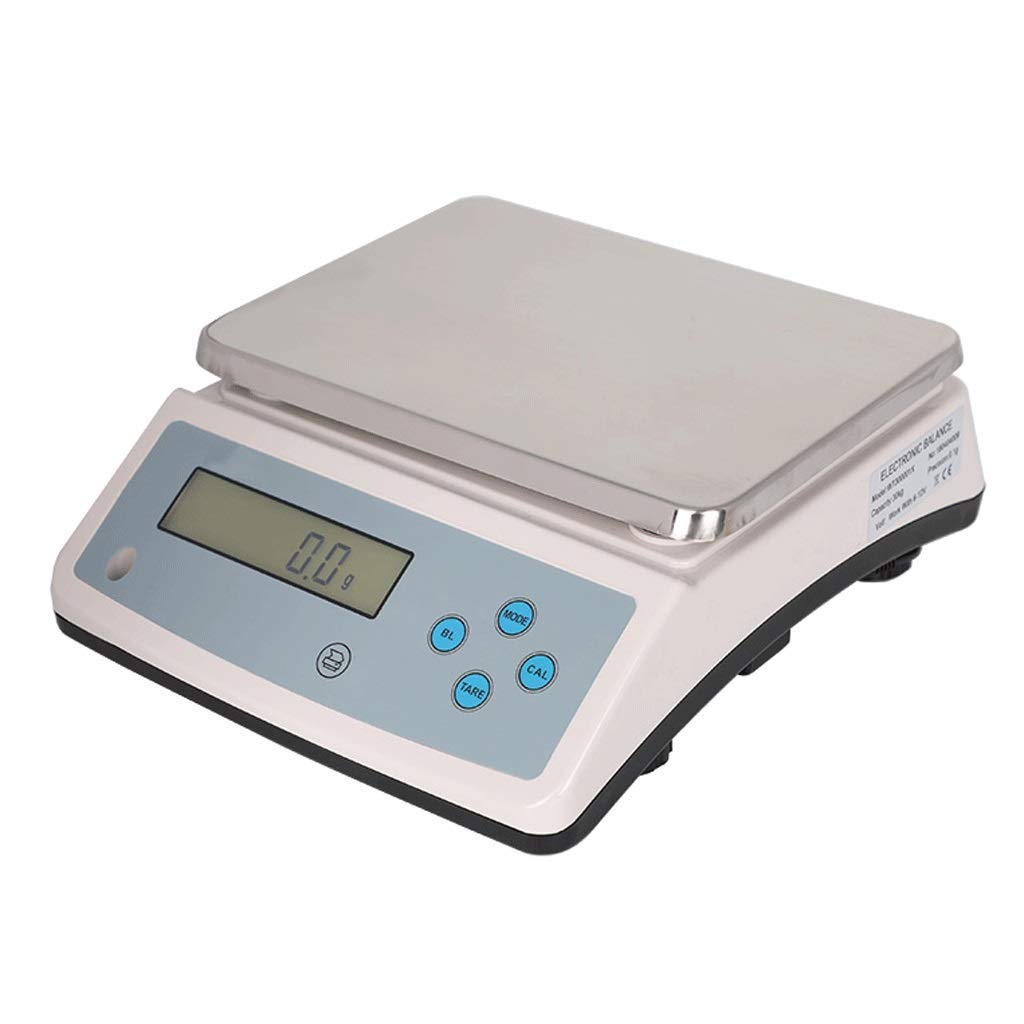 1g Precyzyjne wagi kuchenne, wagi do paczek Wagi pocztowe Wiele pojemności 6 kg, 10 kg, 15 kg, 20 kg, 30 kg Nadaje się do poczty, kuchni, biżuterii (10 kg x 1 g) Kompaktowe przechowywanie, łatwe