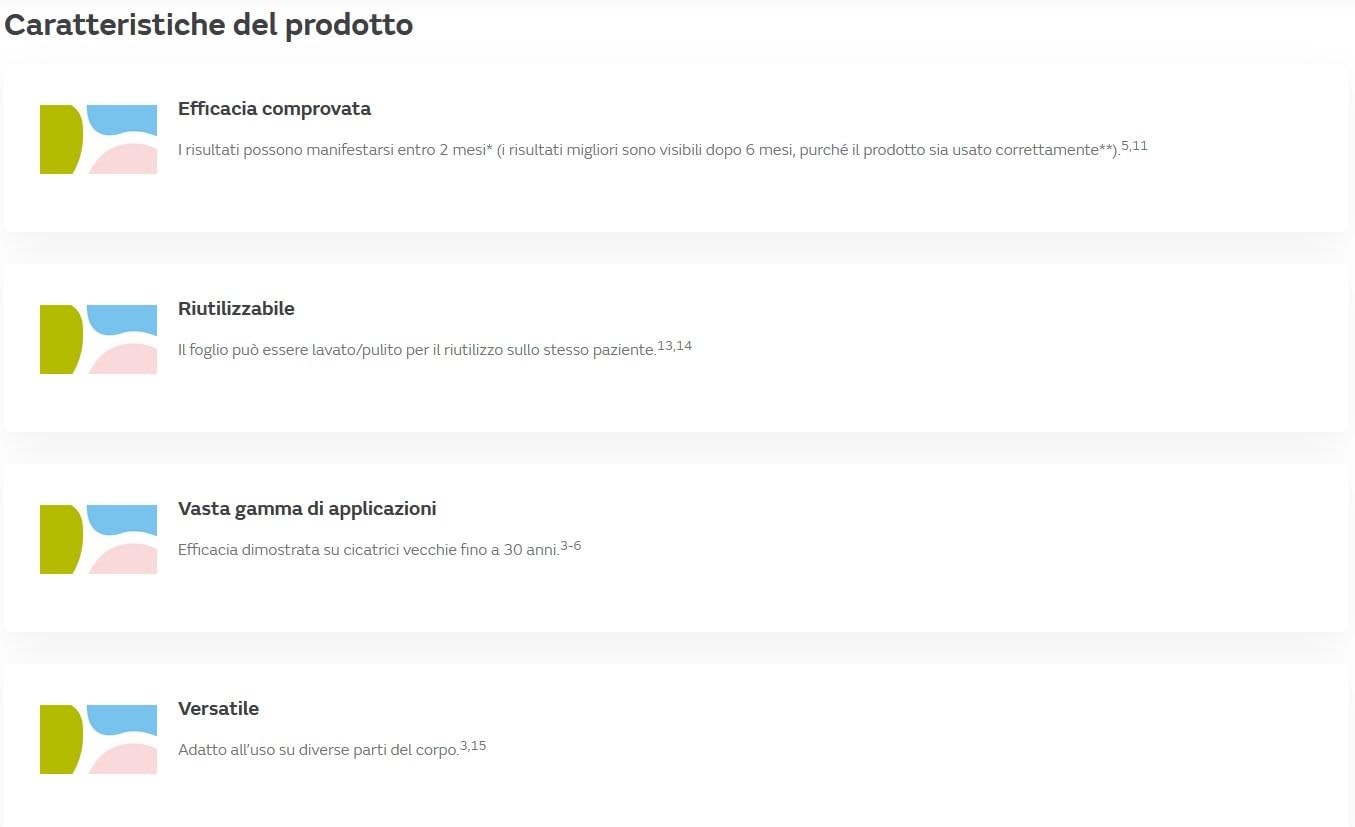 Medicazione Morbida Autoadesiva in Silicone, per Cicatrici, 12x15cm, 2 Cerotti