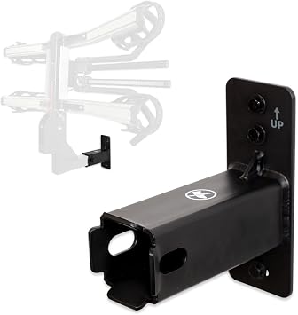 StoreYourBoard Hitch Wall Mount Heavy Duty 2" Bike and Cargo Rack Hanging Garage Organizer, Trailer Hitch Receiver Storage, Wall Mount Hitch Holder, Holds 175 lbs