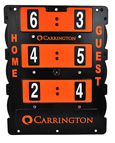Carrington - Set de 3 marcadores de tenis, 2 tamaños y opciones de idioma, ideal para mostrar resultados durante partidos miniatura 1