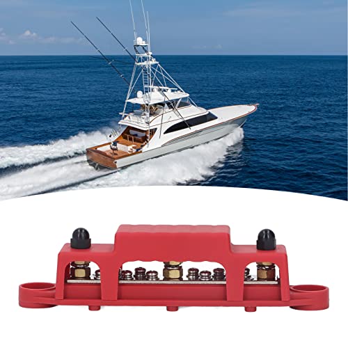 Barra de ônibus 150A, latão de liga de zinco, 3 parafusos de aço inoxidável, mantém os fios limpos b