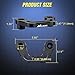 Nilight Light Mounting Bracket Hood Cowl Mount Brackets for Front A-Pillar Auxiliary Offroad LED Pod Light Work Lights on 2018-2023 Jeep Wrangler JL/JLU 2020-2023 Gladiator JT