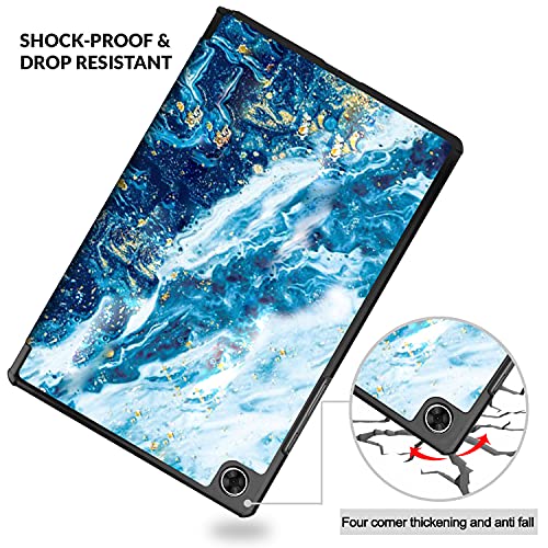 Image of Robustrion Smart Trifold Hard Back Flip Stand Case for Lenovo Tab M10 FHD Plus TB-X606V / TB-X606F / TB-X606X 10.3 inch - Sandy Wave