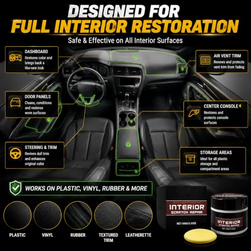 Car Interior Scratch Remover Wax