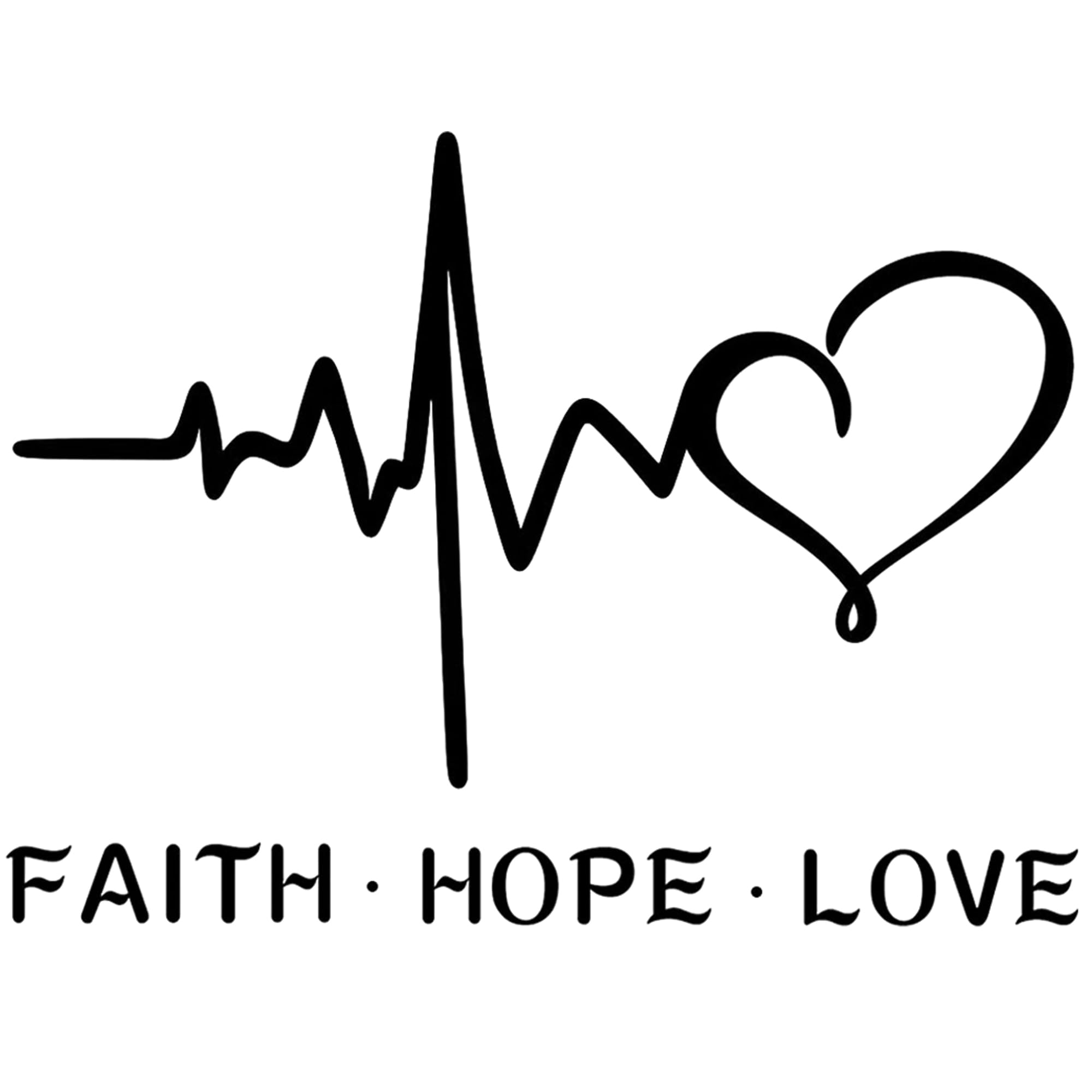 Dopetattoo 6 Sheets Temporary Tattoo Faith Hope Love in Cross Heart Temporary Fake Tattoos Words Tattoo For Women Girls Neck Tattoos