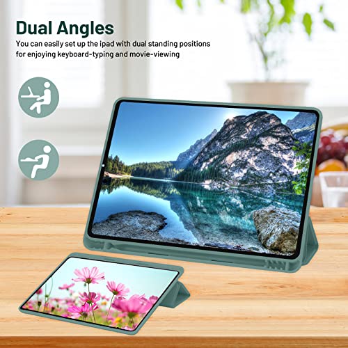 Case Cover Compatible with iPad 9 8 7 Generation (10.2 Inch, 2021/2020/2019), Supports Charging Pencil 2nd Gen - Image 4