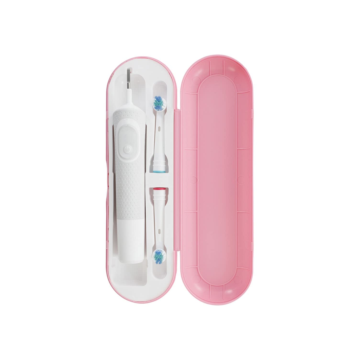 Pi&Go Oral B Şarjlı Diş Fırçası Saklama Kabı – Oral B Elektrikli Diş Fırçası Uyumlu Saklama Kutusu, 4 Renkli (Pudra Pembe)